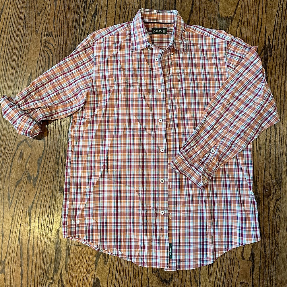 Orvis Long-sleeve button down. Size Large